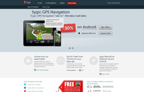 sygic slovakia road holes